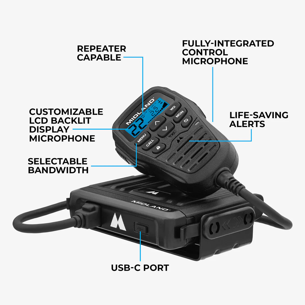 Midland MXT275 15 Watt GMRS Radio