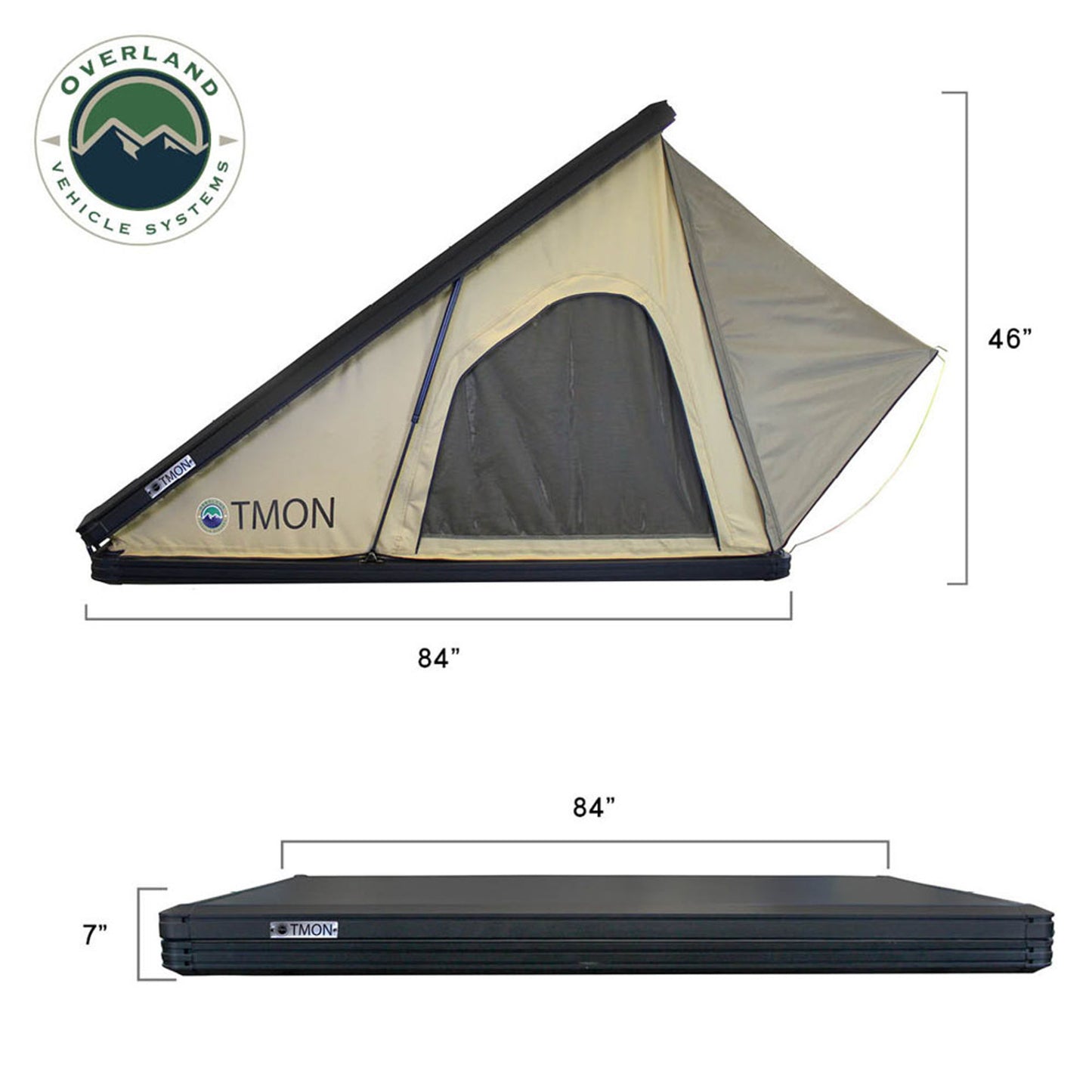 Overland Vehicle Systems - LD TMON 2-Person Roof Top Tent